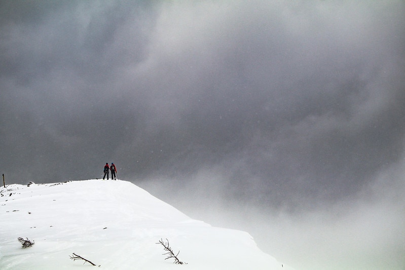 Hog's back-equipe terrain duo