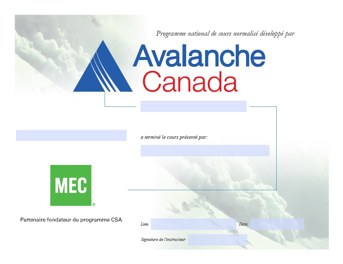 Fournisseur - Certificat CSA EN