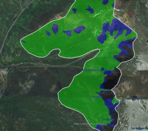 Carte satellite Mines madeleine